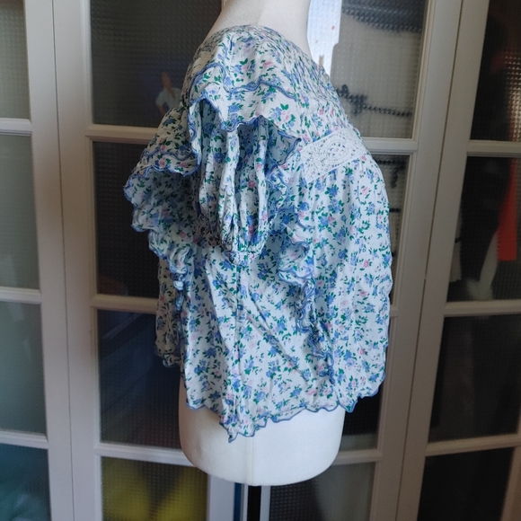 LoveShackFancy Floral Top - Picture 7 of 12